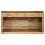 vidaXL TV skrinka na stenu 40x30x19 cm masívne hrubé drevo mango – Obrázok 4
