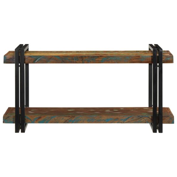 vidaXL nástenná polica Viacfarebné recyklované masívne drevo – Obrázok 4