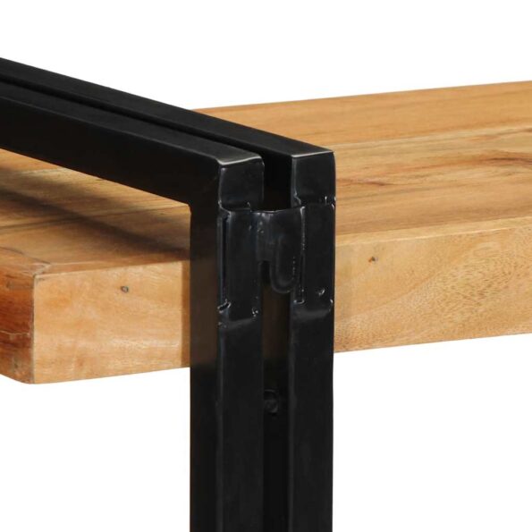 vidaXL Nástenná polica 90x33x45 cm Akácia z masívneho dreva – Obrázok 9