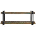 vidaXL nástenná polica Viacfarebné recyklované masívne drevo – Obrázok 4