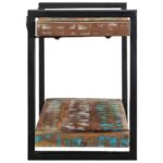 vidaXL nástenná polica Viacfarebné recyklované masívne drevo – Obrázok 5