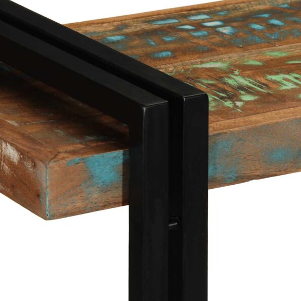 vidaXL nástenná polica Viacfarebné recyklované masívne drevo – Obrázok 8