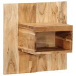 vidaXL Nočný stolík 50x27x50 cm, akáciový masív – Obrázok 12