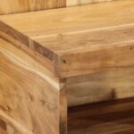 vidaXL Nočný stolík 50x27x50 cm, akáciový masív – Obrázok 5