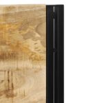 Čelo vidaXL 160 cm z masívneho dreva mango a železo – Obrázok 6
