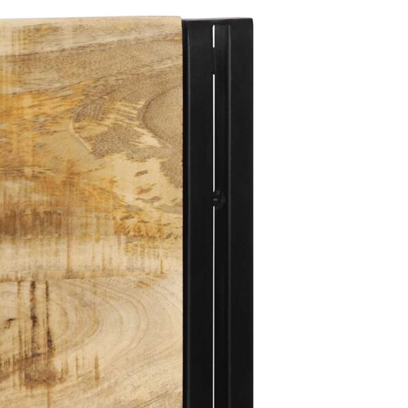 Čelo vidaXL 160 cm z masívneho dreva mango a železo – Obrázok 6