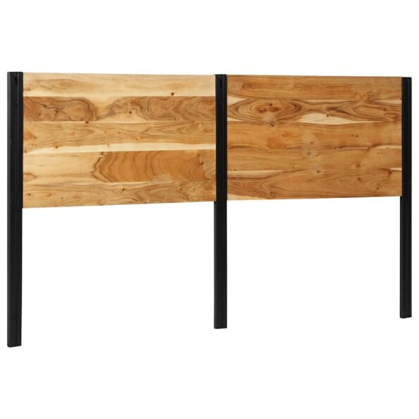 Čelo vidaXL 180 cm z masívneho dreva akácie a železa – Obrázok 2