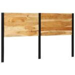 Čelo vidaXL 180 cm z masívneho dreva akácie a železa – Obrázok 3