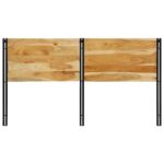 Čelo vidaXL 180 cm z masívneho dreva akácie a železa – Obrázok 4