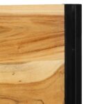 Čelo vidaXL 180 cm z masívneho dreva akácie a železa – Obrázok 6