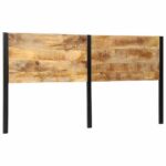 vidaXL Čelo 200 cm z masívneho dreva mango a železo