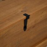 vidaXL Úložná truhlica HALDEN 91x91x47 cm masívna borovica – Obrázok 7