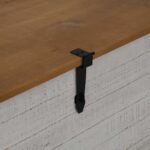 vidaXL Úložná komoda HALDEN Biela 91x91x47 cm Borovicový masív – Obrázok 7