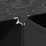 VidaXL úložný organizér na kocky s 20 kockami a závesnými tyčami PP – Obrázok 9