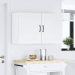 vidaXL kuchynské nástenné skrinky 2 ks "Kalmar" White Engineered Wood – Obrázok 3