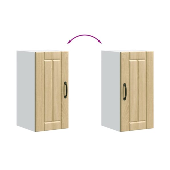 vidaXL Kuchynská nástenná skrinka Lucca, dub sonoma, kompozitné drevo – Obrázok 8