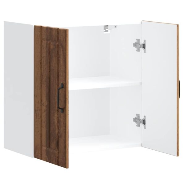 vidaXL Kuchynská nástenná skrinka Lucca, staré drevo, kompozitné drevo – Obrázok 6