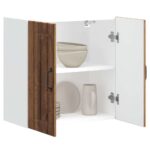 vidaXL Kuchynská nástenná skrinka Lucca, staré drevo, kompozitné drevo