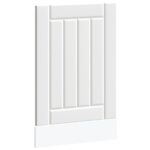 VidaXL Panel do umývačky riadu, Lucca, biela, kompozitné drevo – Obrázok 2