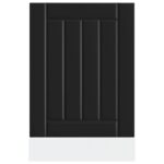 VidaXL Panel do umývačky riadu, Lucca, čierna, kompozitné drevo – Obrázok 4