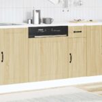 vidaXL Panel do umývačky riadu, Lucca, dub sonoma, kompozitné drevo – Obrázok 3
