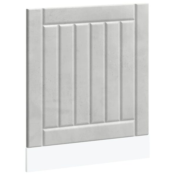 vidaXL Panel do umývačky riadu, Lucca, betónovo sivé, kompozitné drevo – Obrázok 2