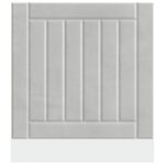 vidaXL Panel do umývačky riadu, Lucca, betónovo sivé, kompozitné drevo – Obrázok 4