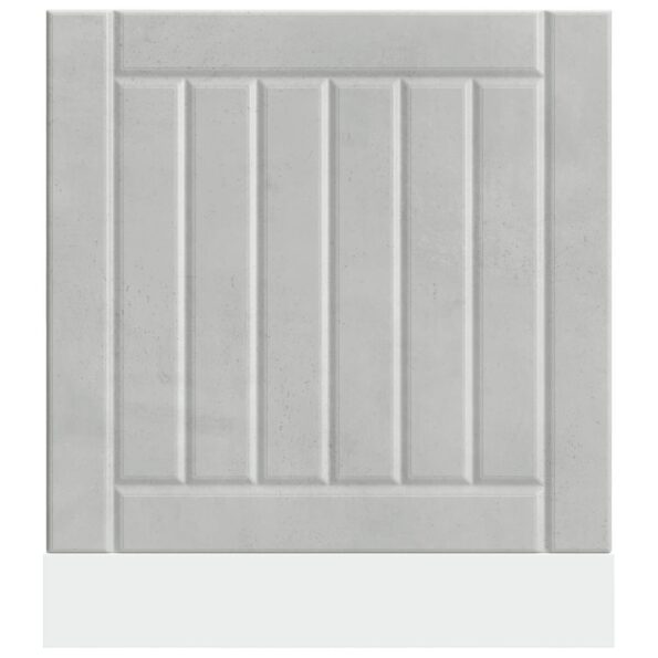 vidaXL Panel do umývačky riadu, Lucca, betónovo sivé, kompozitné drevo – Obrázok 4