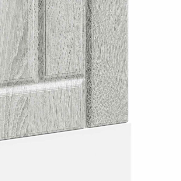 vidaXL Panel do umývačky riadu, Lucca, sivé sonoma, kompozitné drevo – Obrázok 7