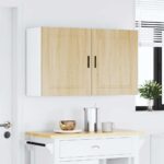 vidaXL Kuchynské nástenné skrinky 2 ks, Porto, dub sonoma – Obrázok 3