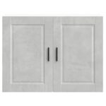 vidaXL Kuchynská nástenná skrinka Porto, betónovo sivé – Obrázok 6