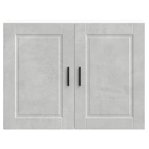 vidaXL Kuchynská nástenná skrinka Porto, betónovo sivé – Obrázok 6