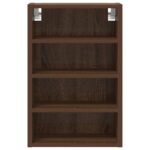 VidaXL Závesná skrinka Hnedý Dub 40x29,5x60 cm Drevo – Obrázok 4