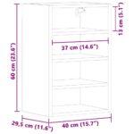 VidaXL Závesná skrinka Hnedý Dub 40x29,5x60 cm Drevo – Obrázok 10