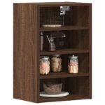 VidaXL Závesná skrinka Hnedý Dub 40x29,5x60 cm Drevo