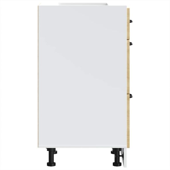 vidaXL Kuchynská spodná skrinka Kalmar, dub sonoma, kompozitné drevo – Obrázok 6