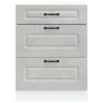 vidaXL Kuchynská spodná skrinka Kalmar, betónovo sivé kompozitné drevo – Obrázok 4