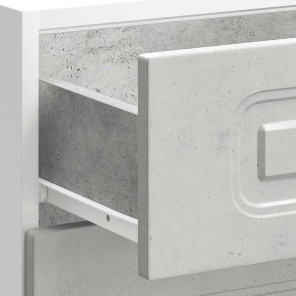 vidaXL Kuchynská spodná skrinka Kalmar, betónovo sivé kompozitné drevo – Obrázok 9