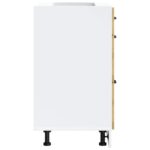 vidaXL Kuchynská spodná skrinka Kalmar, dub artisan, kompozitné drevo – Obrázok 6