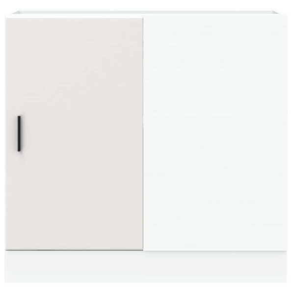 vidaXL Drezová základná skrinka, biela, kompozitné drevo – Obrázok 5