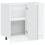 vidaXL Drezová základná skrinka, sivé sonoma, kompozitné drevo – Obrázok 6