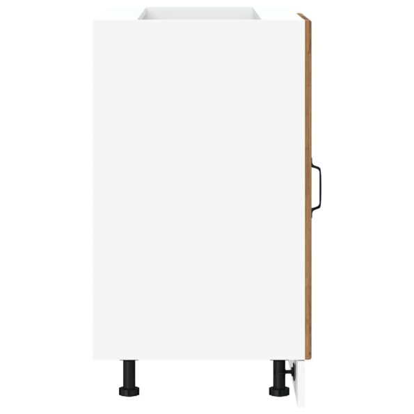 vidaXL Kuchynská spodná skrinka Porto, staré drevo, kompozitné drevo – Obrázok 7