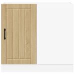 vidaXL Drezová základná skrinka Lucca, dub sonoma, kompozitné drevo – Obrázok 5