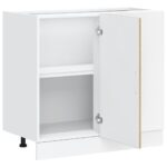 vidaXL Drezová základná skrinka Lucca, dub sonoma, kompozitné drevo – Obrázok 6