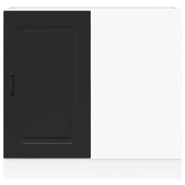 vidaXL Kuchynská spodná skrinka Kalmar, čierna, kompozitné drevo – Obrázok 5