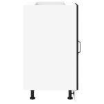 vidaXL Kuchynská spodná skrinka Kalmar, čierna, kompozitné drevo – Obrázok 7