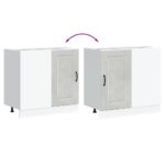 vidaXL Kuchynská spodná skrinka Kalmar, betónovo sivé kompozitné drevo – Obrázok 9