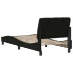 vidaXL Rám postele bez matraca Čierna 80x200cm Látka – Obrázok 9