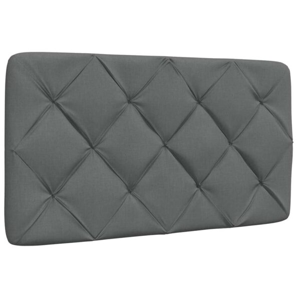 vidaXL Rám postele bez matraca tmavosivá 90x190 cm látka – Obrázok 6