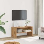 vidaXL TV skrinka Artisan Dub 80x40x40 cm Drevo